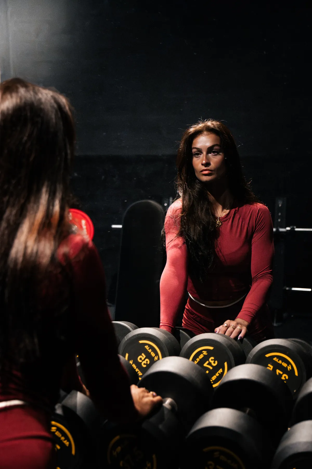 Coach pendant un shooting de personal branding sportif